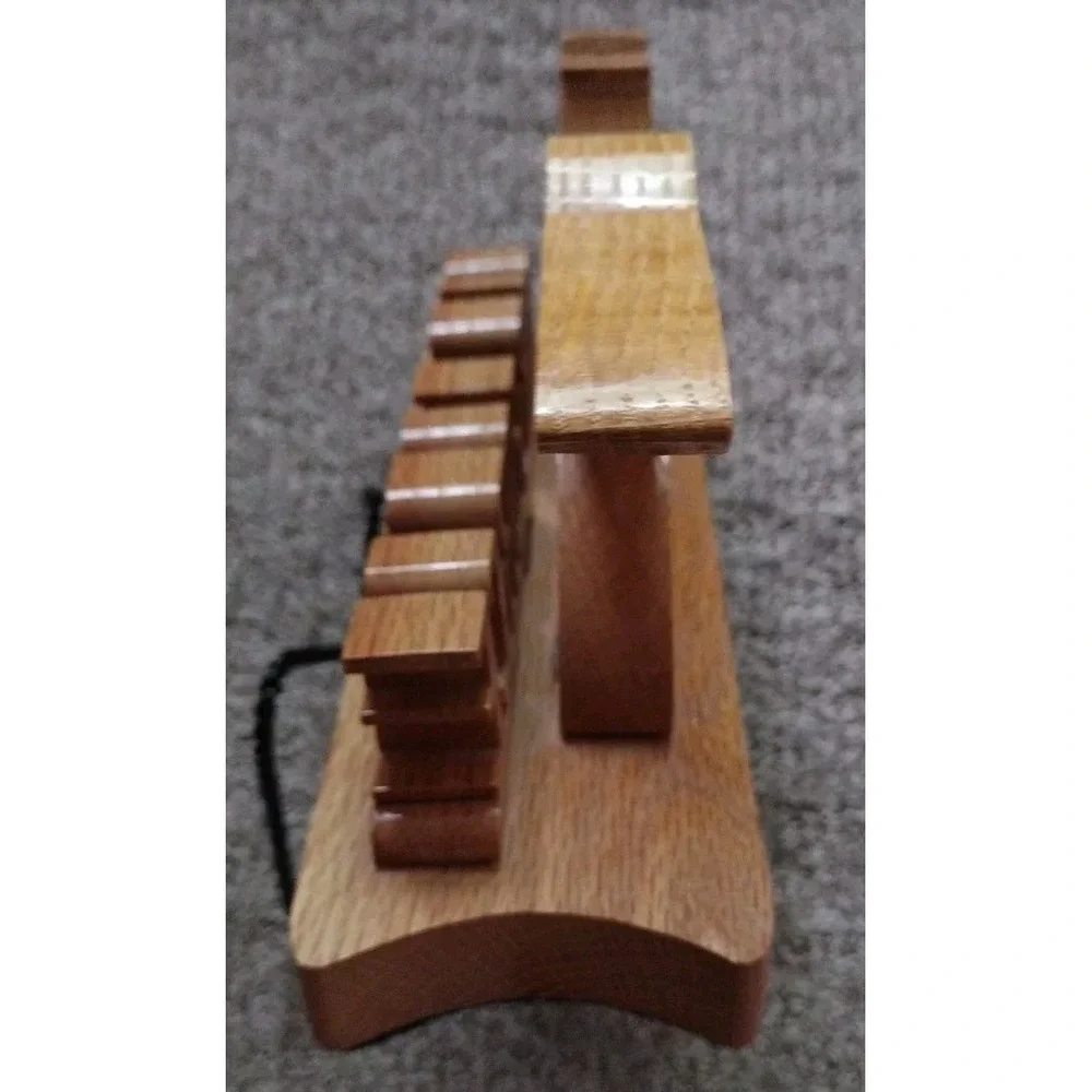 Wood Carved Laser Cut Air Force Jet  Shelf Sitter Desk Plaque Military USA